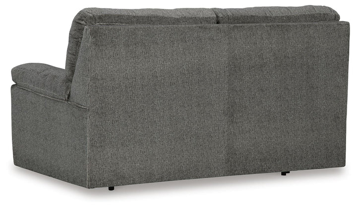 Bindura Glider Loveseat - Dark Gray (5)