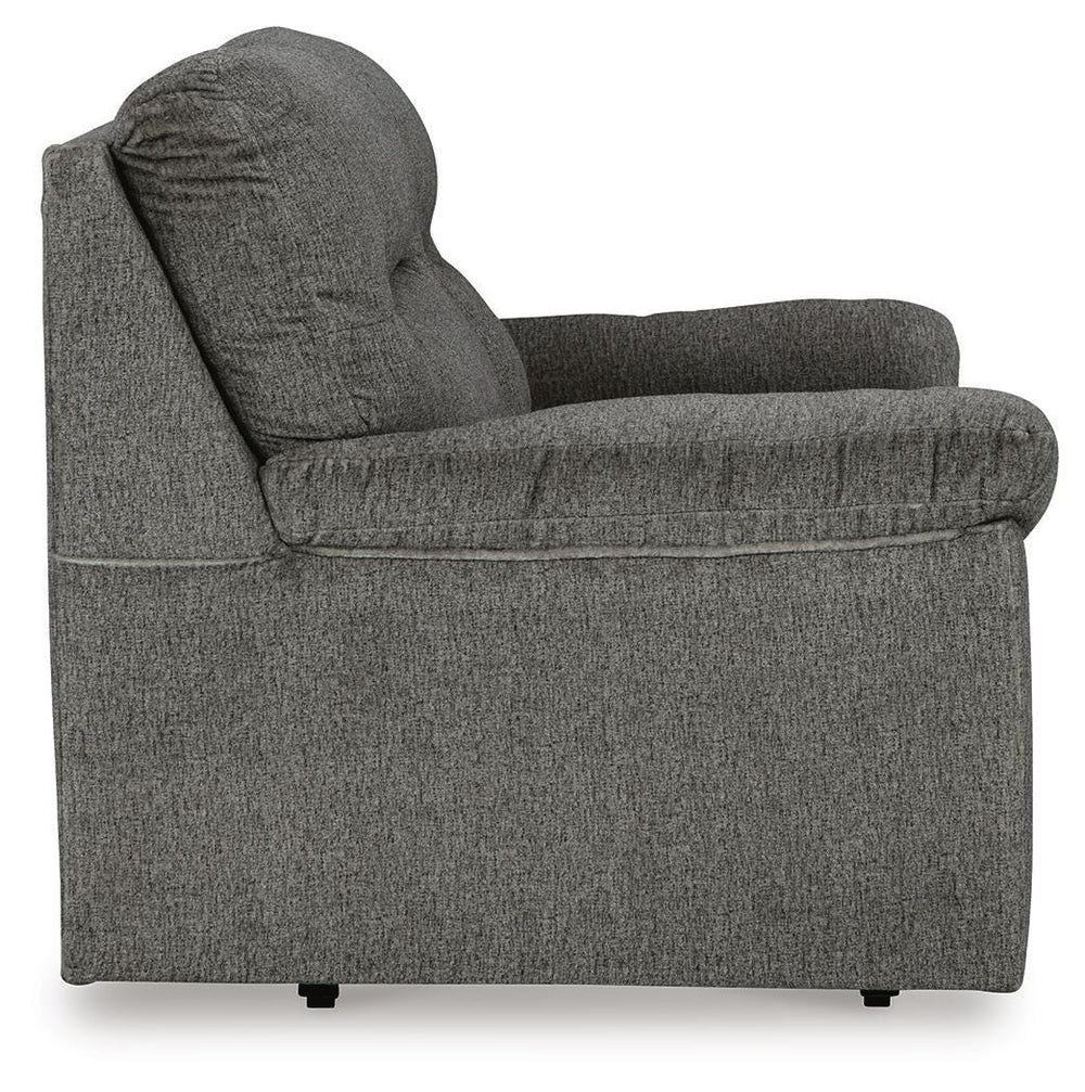 Bindura Glider Loveseat - Dark Gray (4)