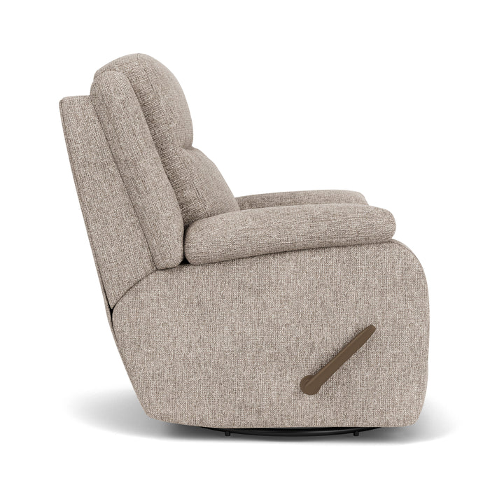Magnus Swivel Gliding Recliner Beige