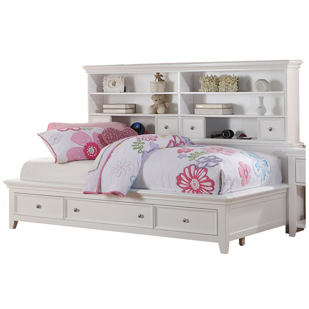 Lacey Daybed with Storage (Twin) in White