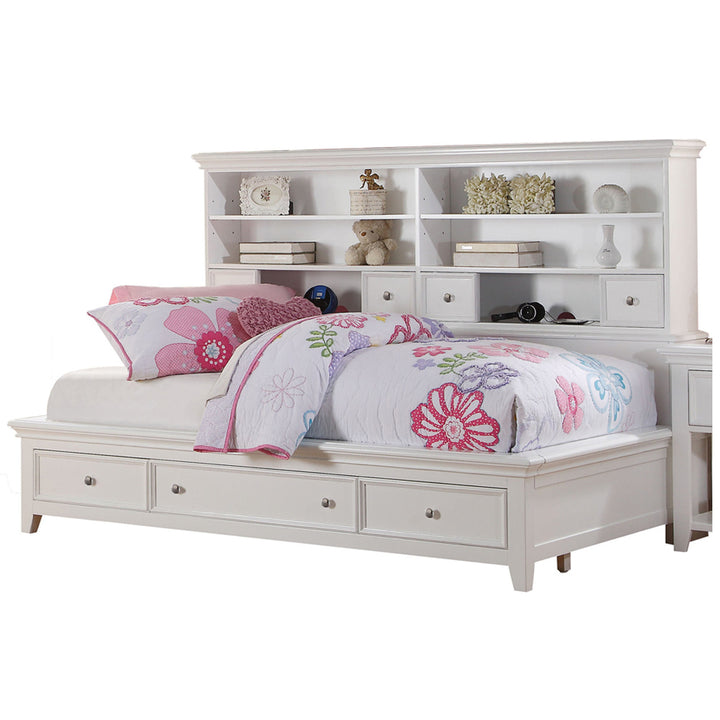 Lacey Daybed with Storage (Twin) in White