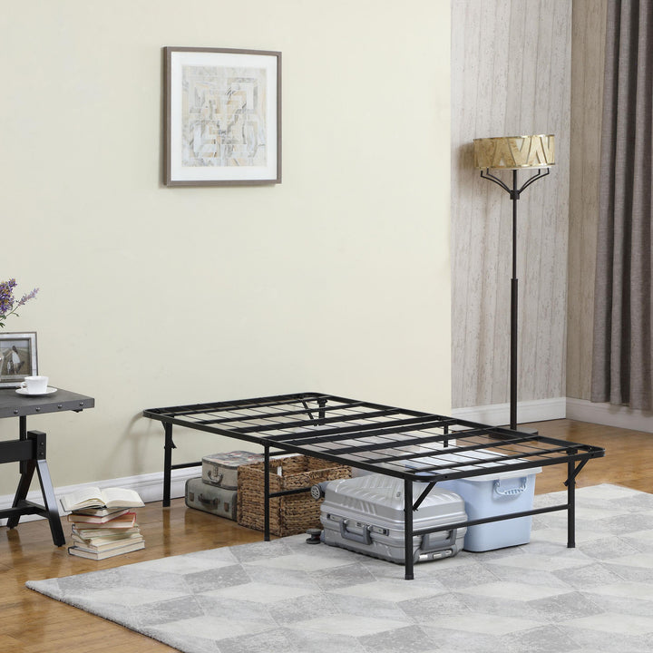 Coaster Furniture 305957T Mabel Metal Twin Mattress Support Platform Bed Black