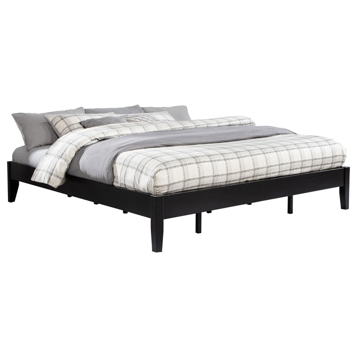 Coaster Furniture 306129KW Hounslow California King Universal Platform Bed Black