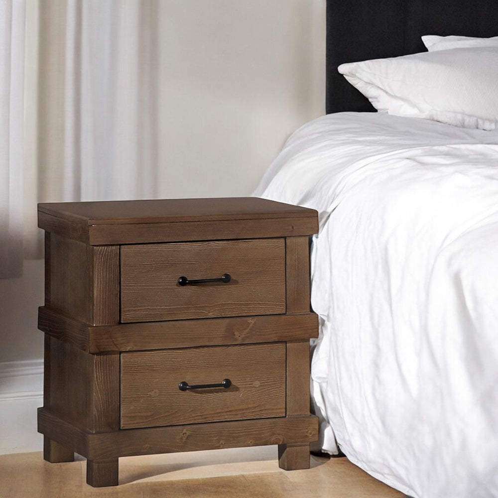Adams Nightstand in Antique Oak Finish