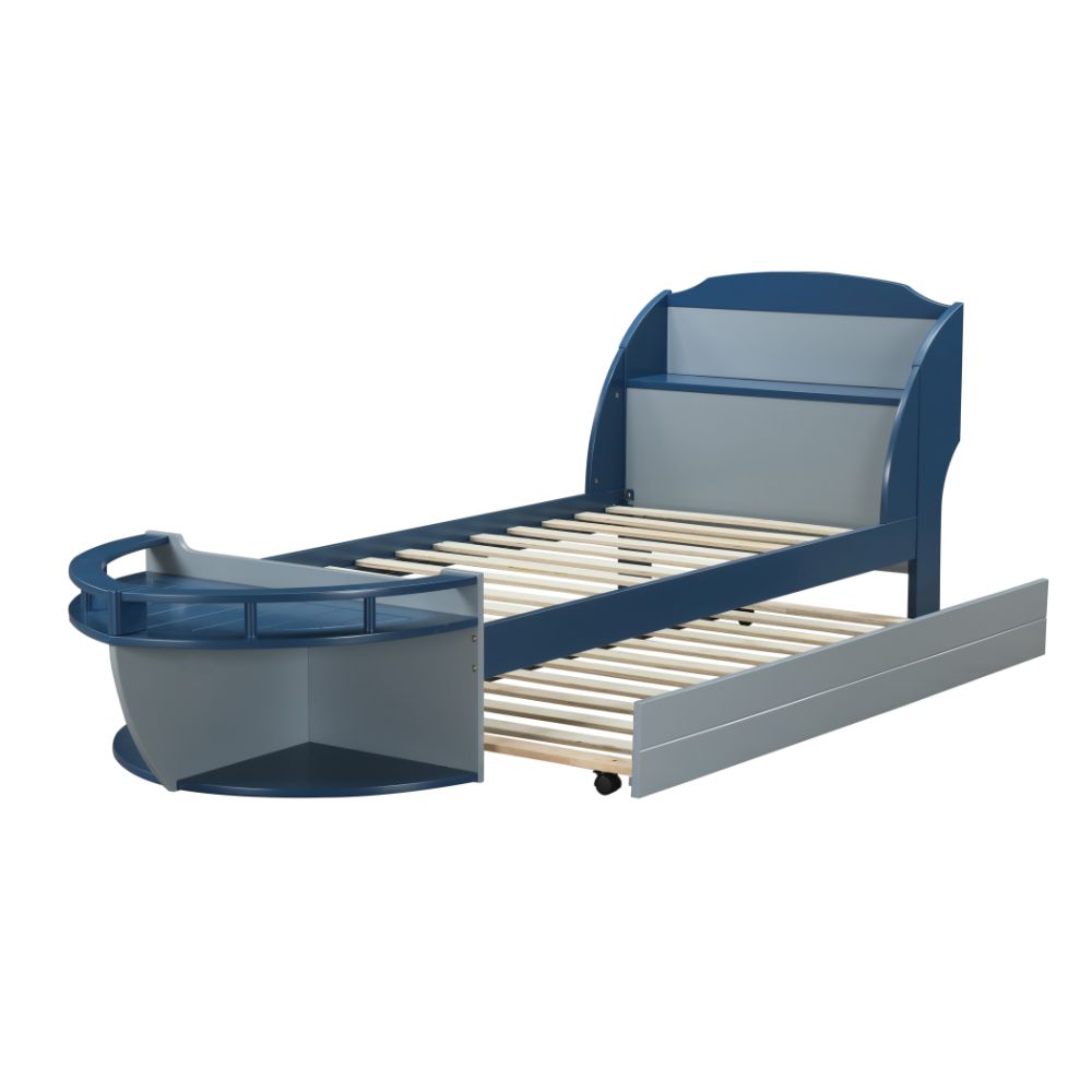 Neptune II Trundle (Twin) in Gray Finish