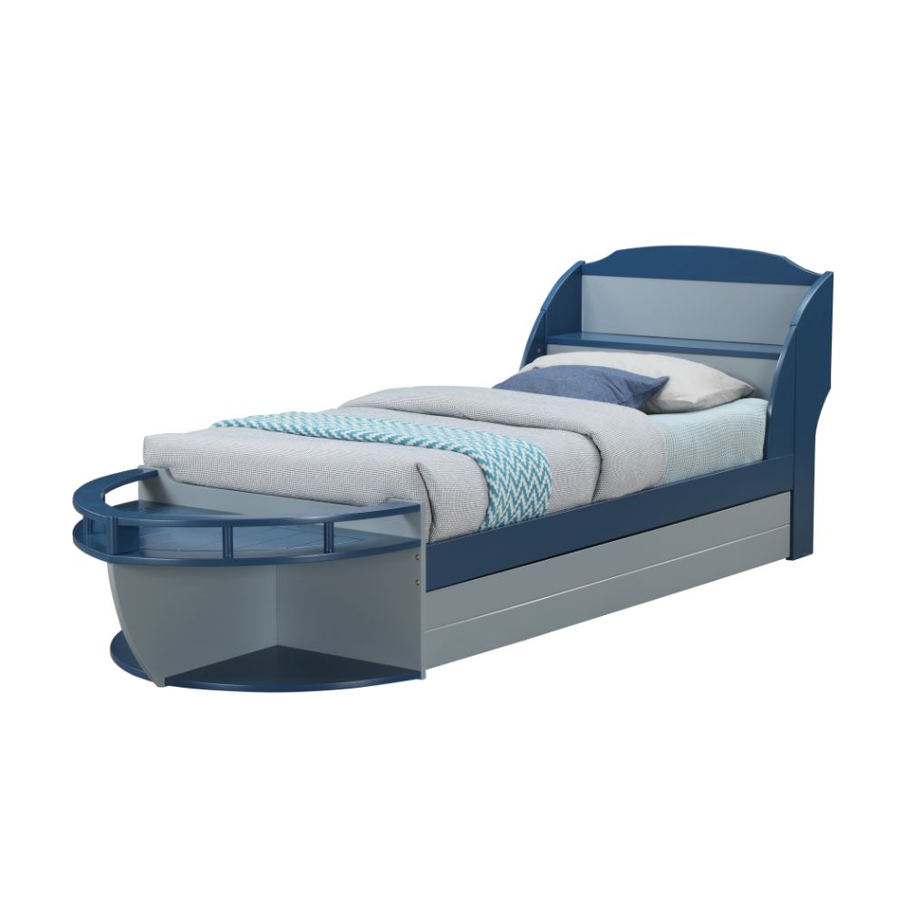 Neptune II Trundle (Twin) in Gray Finish