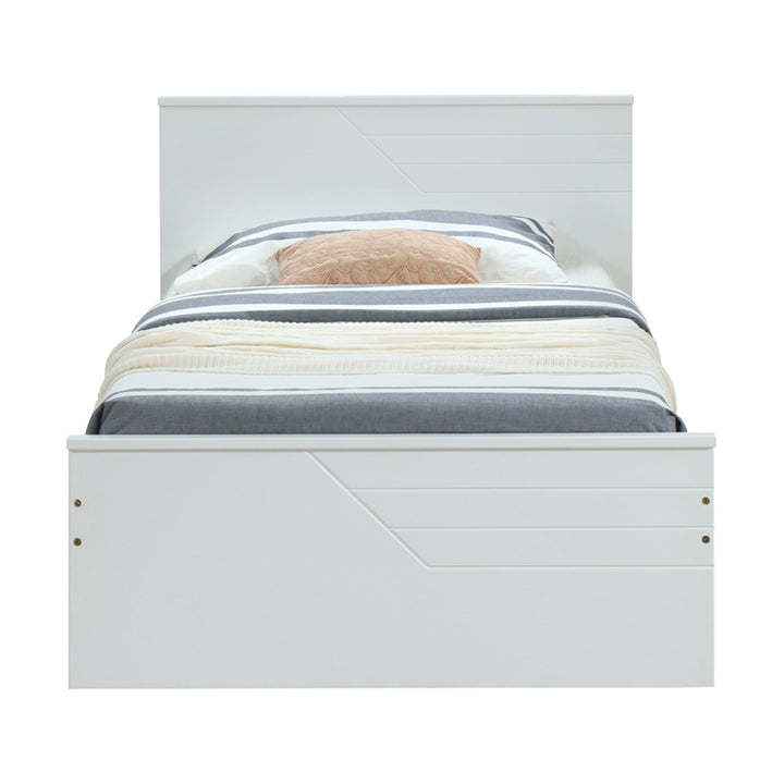 Ragna Twin Bed in White