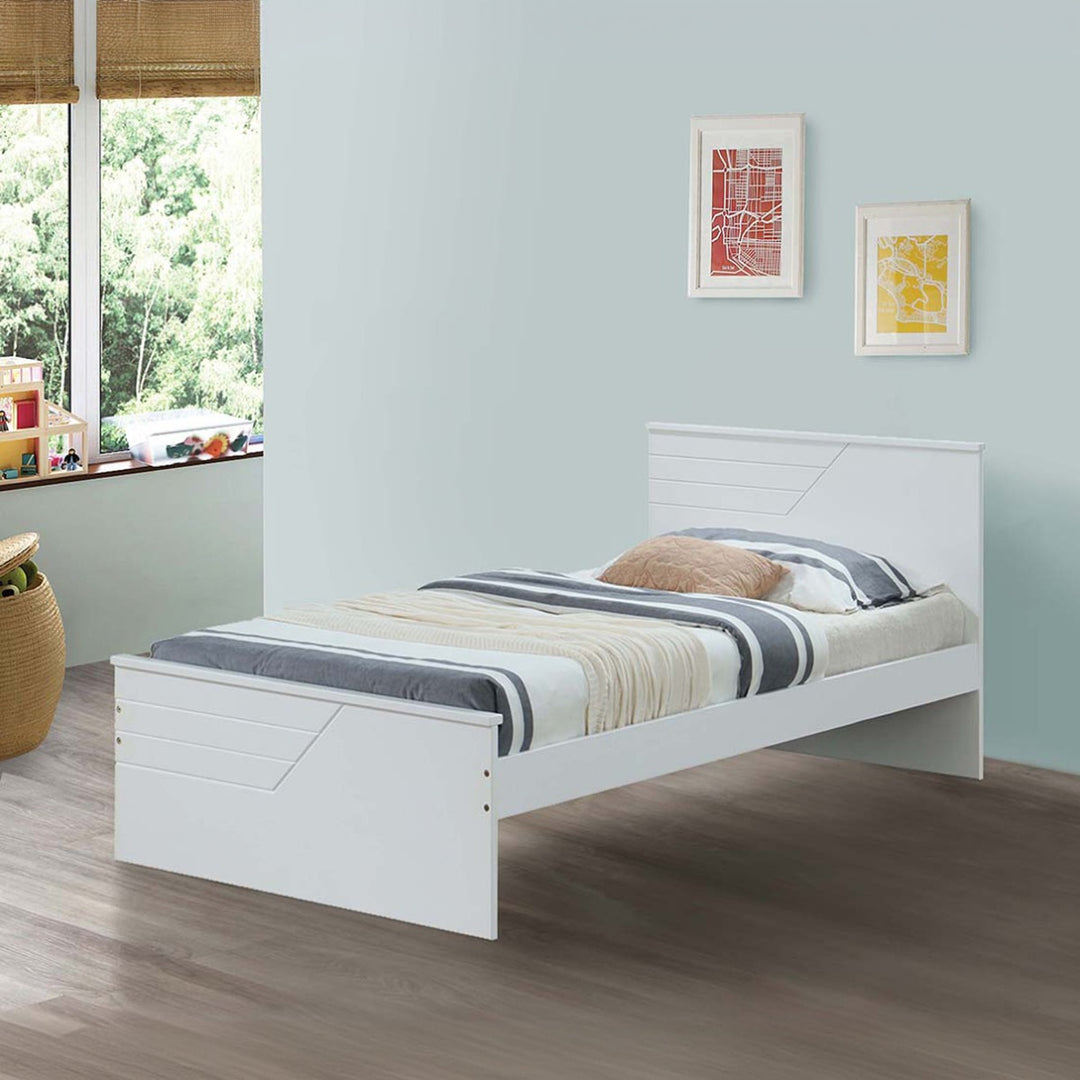 Ragna Twin Bed in White