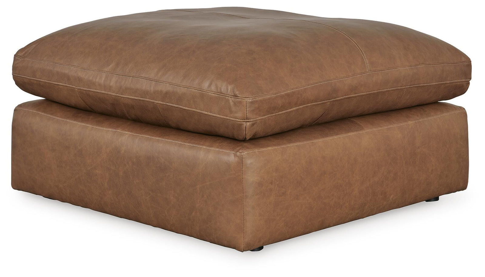 Emilia Oversized Accent Ottoman - Light Brown (1)