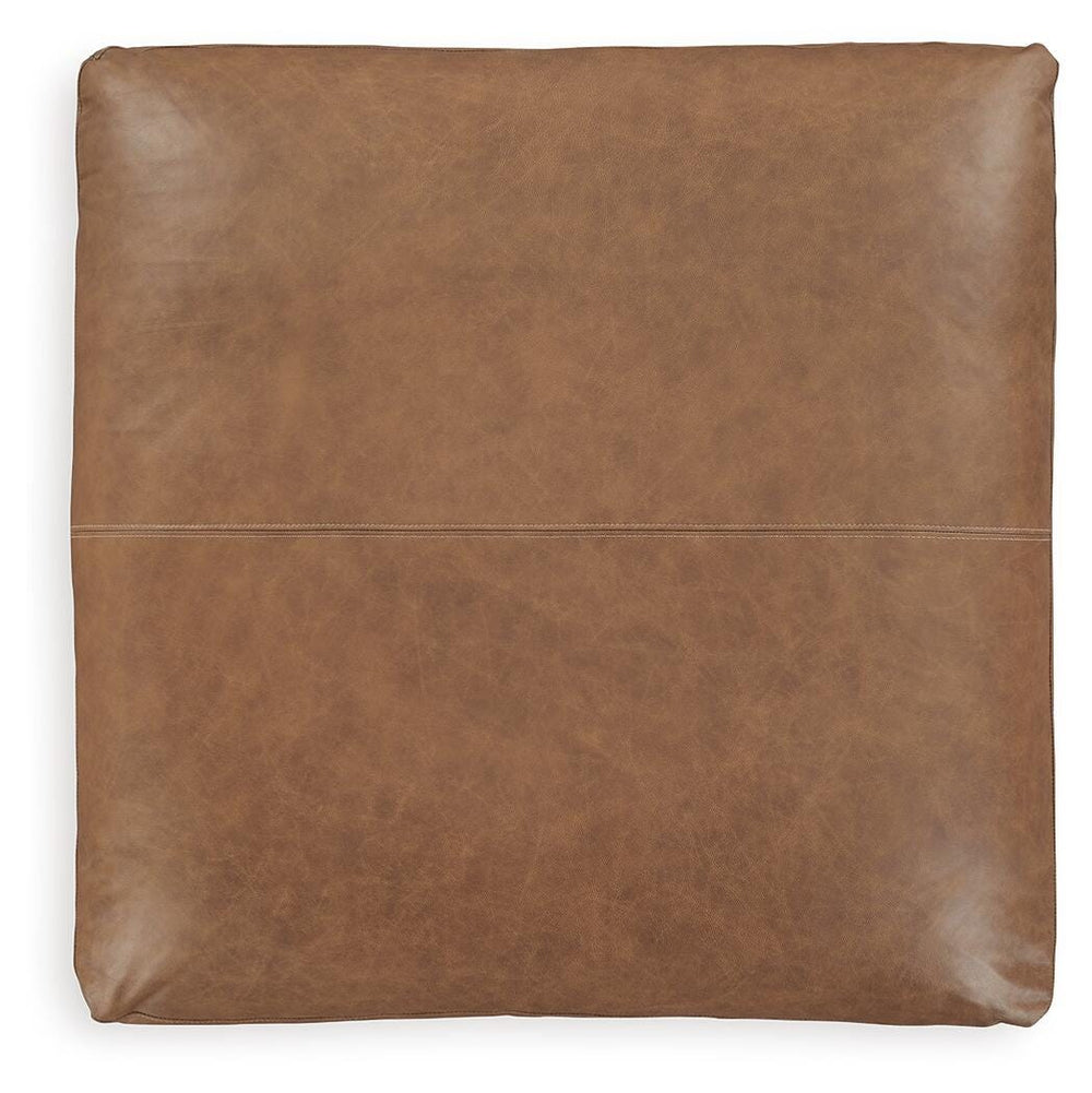Emilia Oversized Accent Ottoman - Light Brown (4)