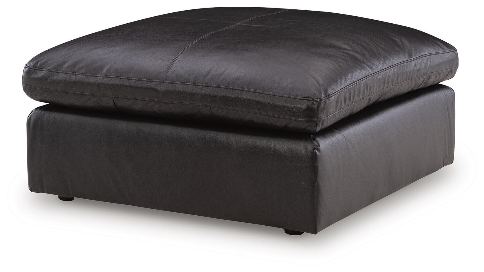 Emilia Oversized Accent Ottoman - Black (1)