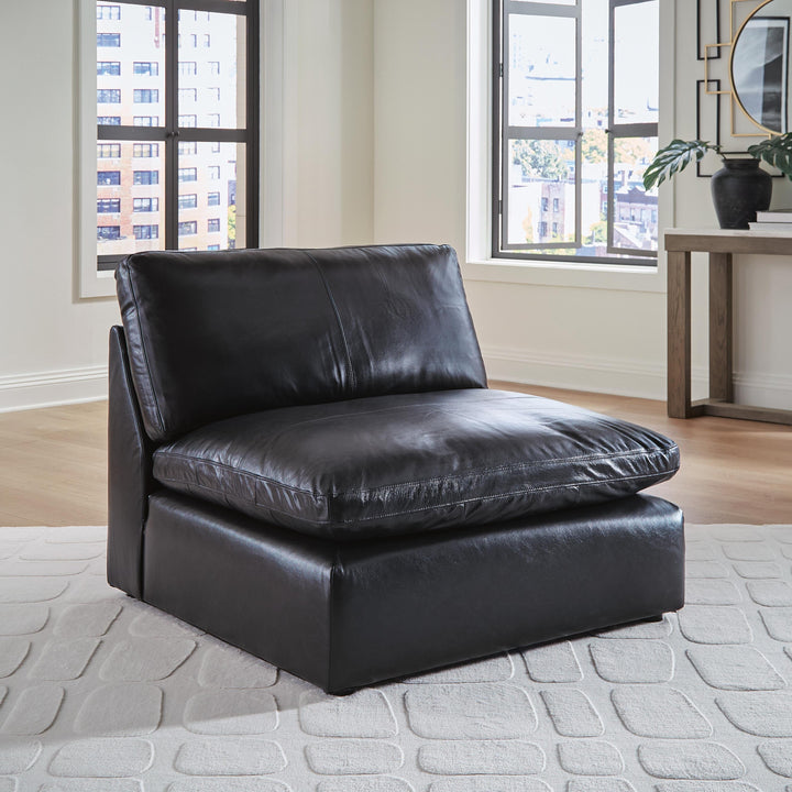 Emilia 7-Piece Sectional - Black (2)
