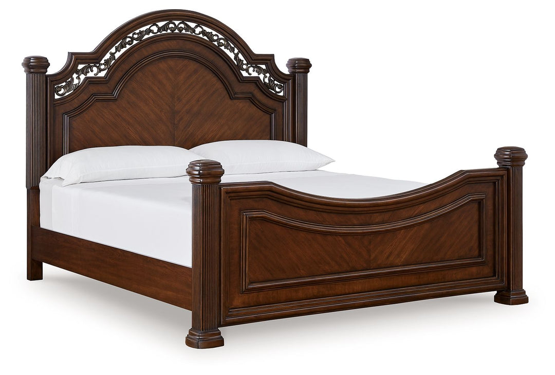 Lavinton - King Poster Bed - Brown by Ashley Furniture product image