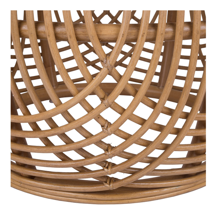Arlo Rattan Side/End Table with Wood Top - Honey - view 3