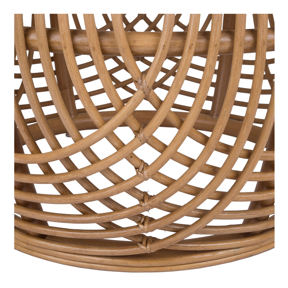 Arlo Rattan Side/End Table with Wood Top - Honey - view 3