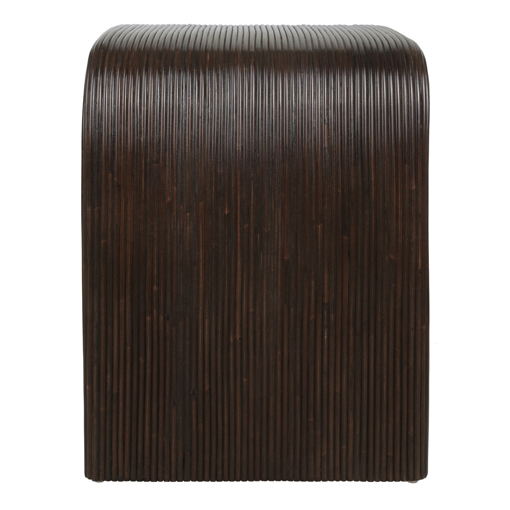 Kyran Rattan Side/End Table - Espresso Brown - view 5