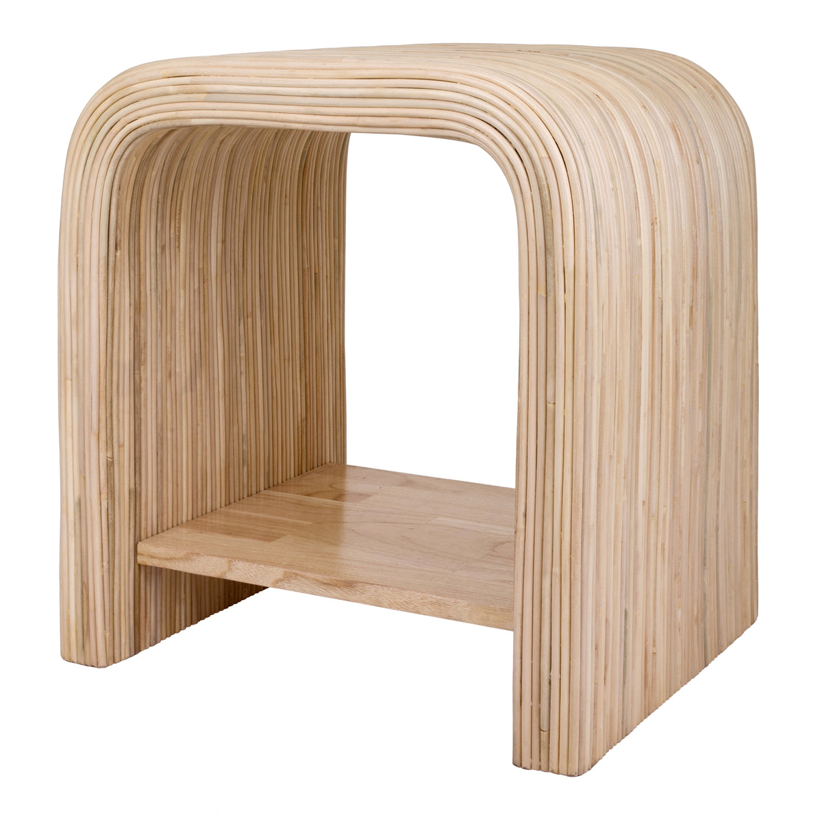 Kyran Rattan Side/End Table - Natural