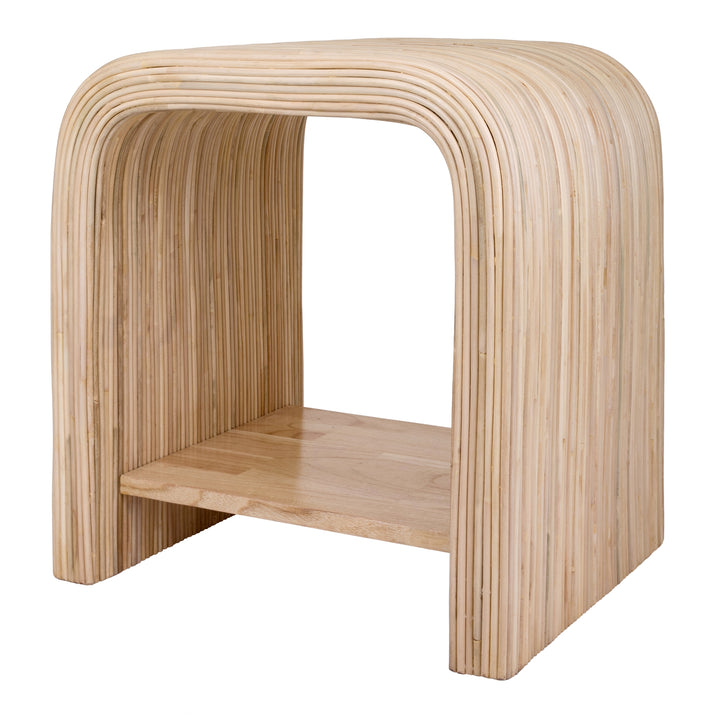 Kyran Rattan Side/End Table - Natural