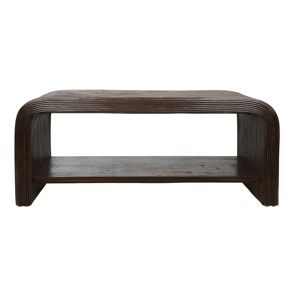 Kyran Rattan Coffee Table - Espresso Brown - view 4
