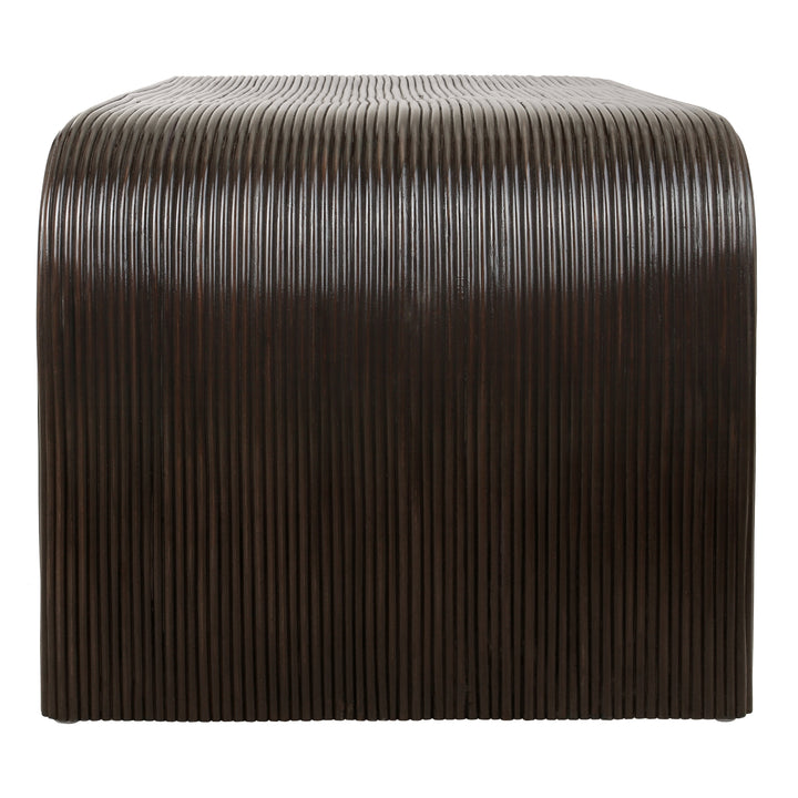 Kyran Rattan Coffee Table - Espresso Brown - view 5