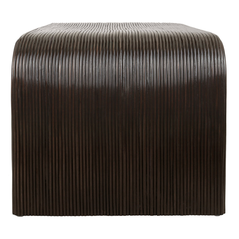 Kyran Rattan Coffee Table - Espresso Brown - view 5