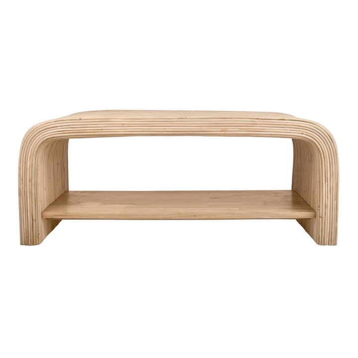 Kyran Rattan Coffee Table - Natural - view 3