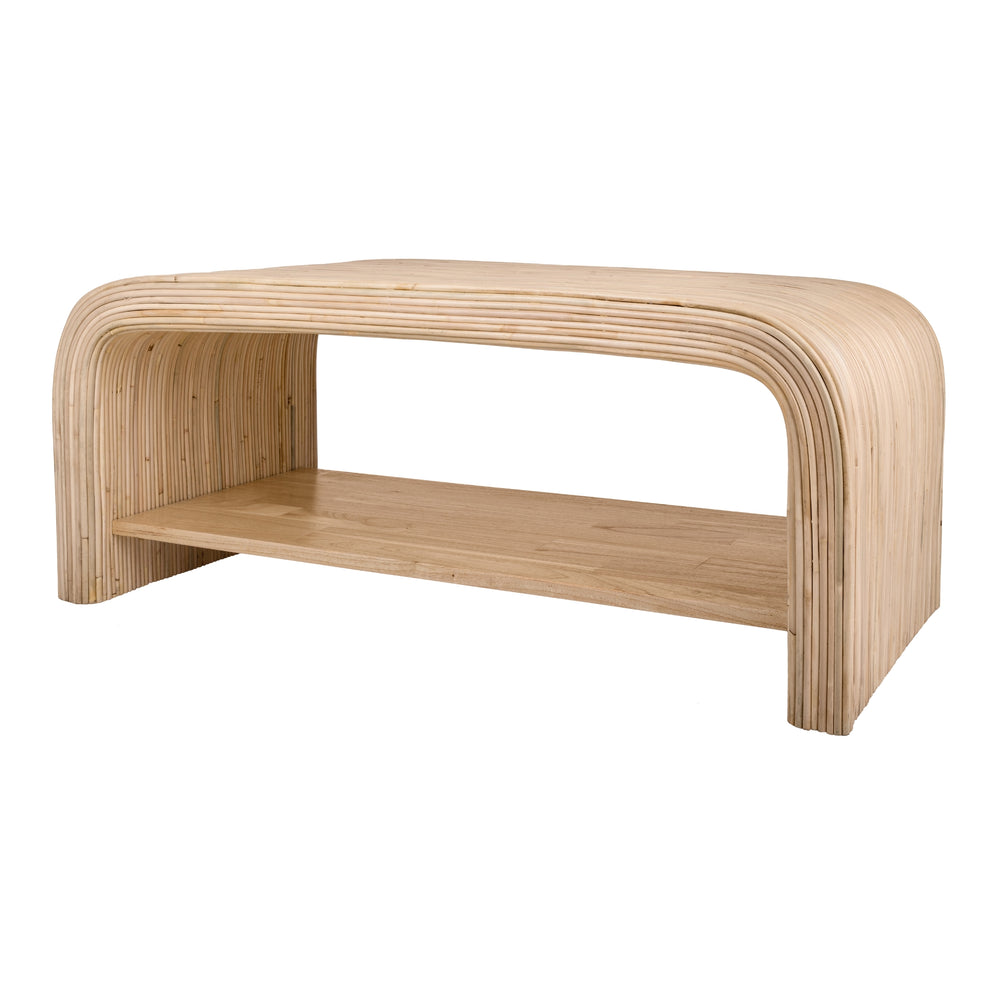 Kyran Rattan Coffee Table - Natural