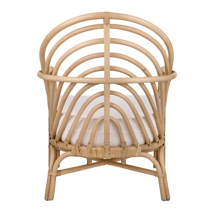 Lana Rattan Accent Arm Chair - Natural - view 5