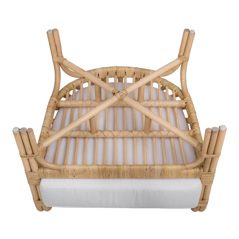 Lana Rattan Accent Arm Chair - Natural - view 8