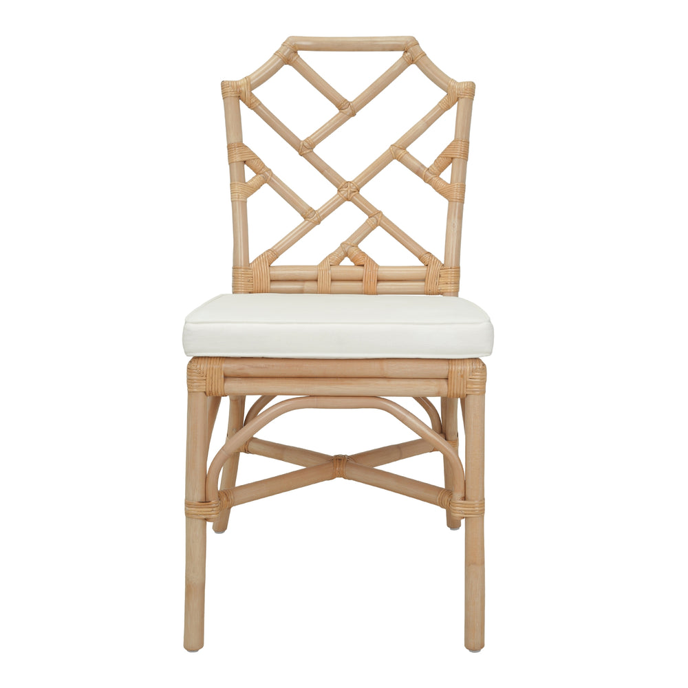 Kara Rattan Dining Side Chair - Natural - view 3