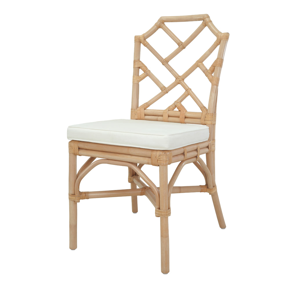 Kara Rattan Dining Side Chair - Natural