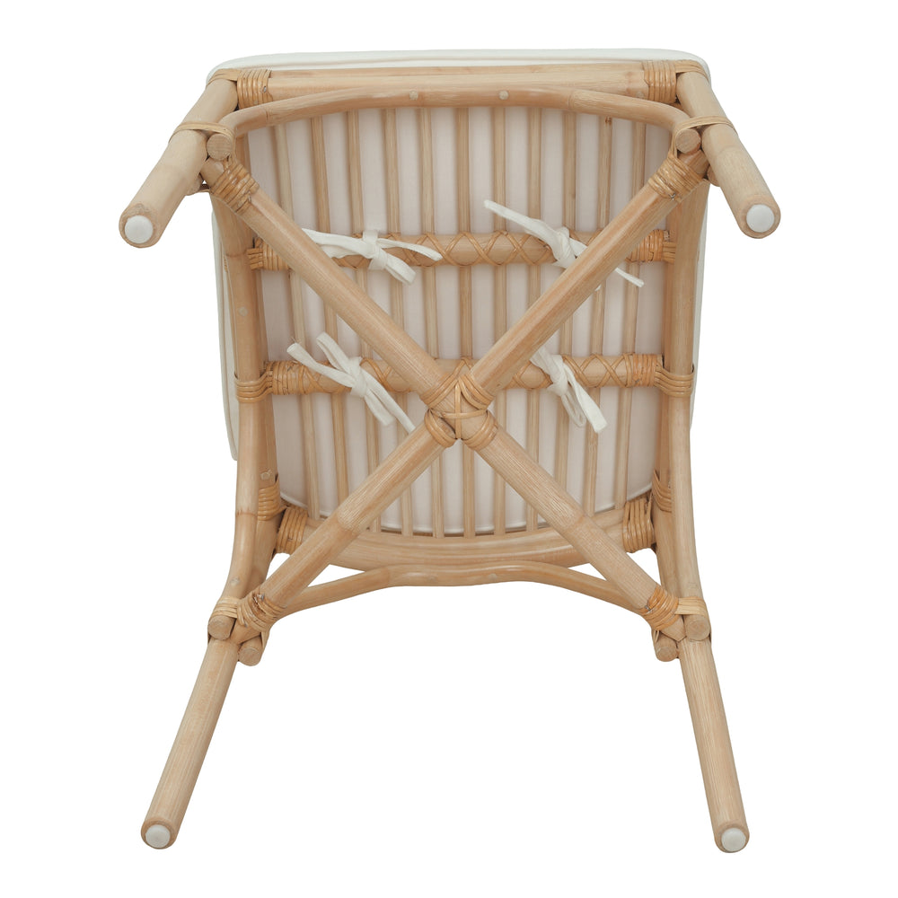 Kara Rattan Dining Side Chair - Natural - view 10
