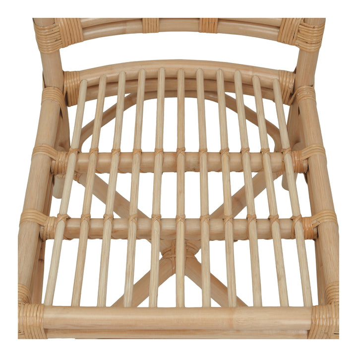 Kara Rattan Dining Side Chair - Natural - view 9
