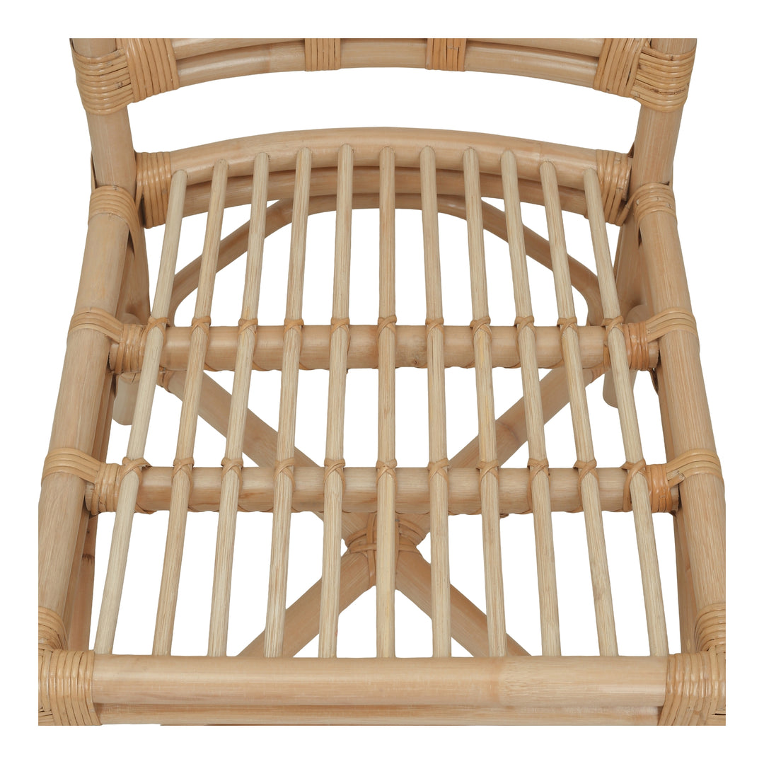 Kara Rattan Dining Side Chair - Natural - view 9