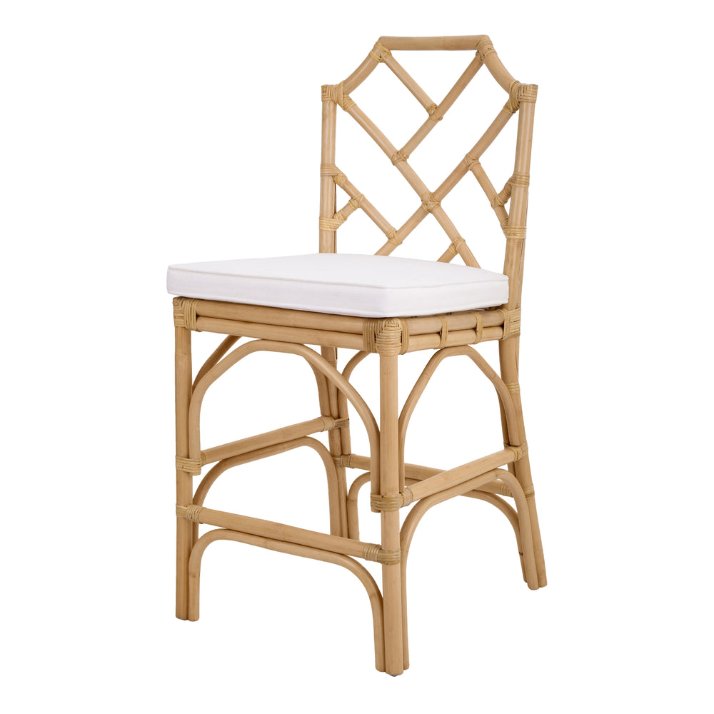 Kara Rattan Counter Stool - Natural