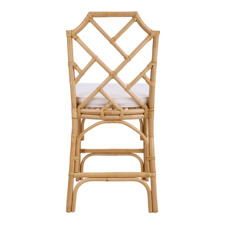 Kara Rattan Counter Stool - Natural - view 5