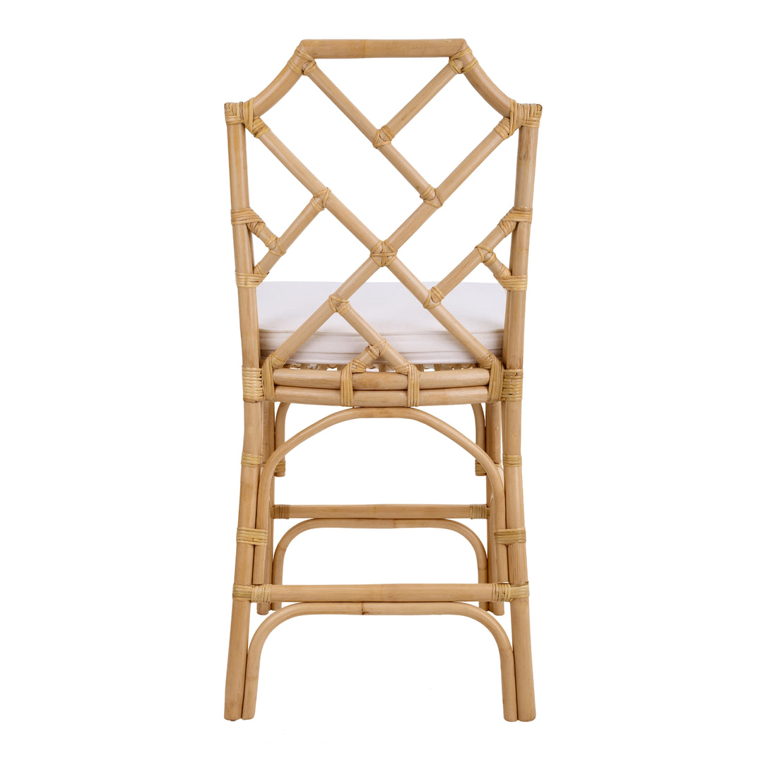 Kara Rattan Counter Stool - Natural - view 5