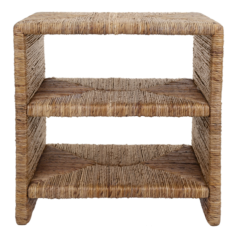 Kanza Abaca Nightstand/Side Table - Natural - view 3