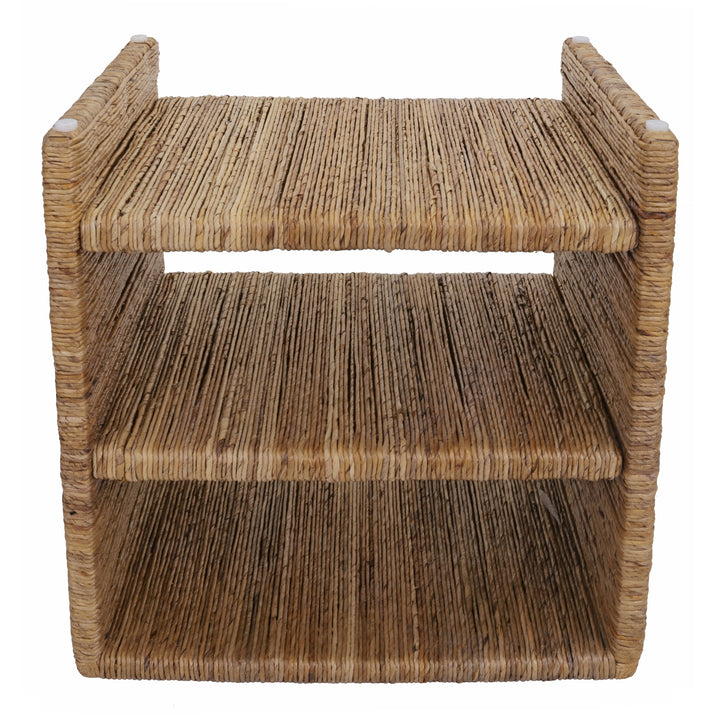 Kanza Abaca Nightstand/Side Table - Natural - view 7