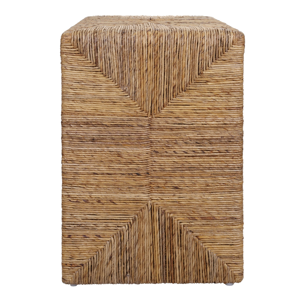 Kanza Abaca Nightstand/Side Table - Natural - view 4