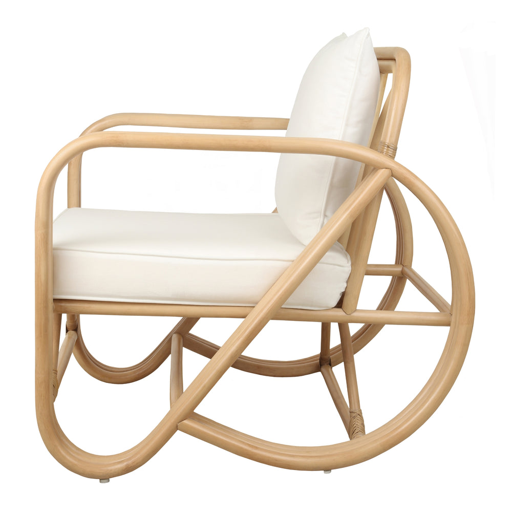 Aimara Rattan Accent Arm Chair - Natural - view 6