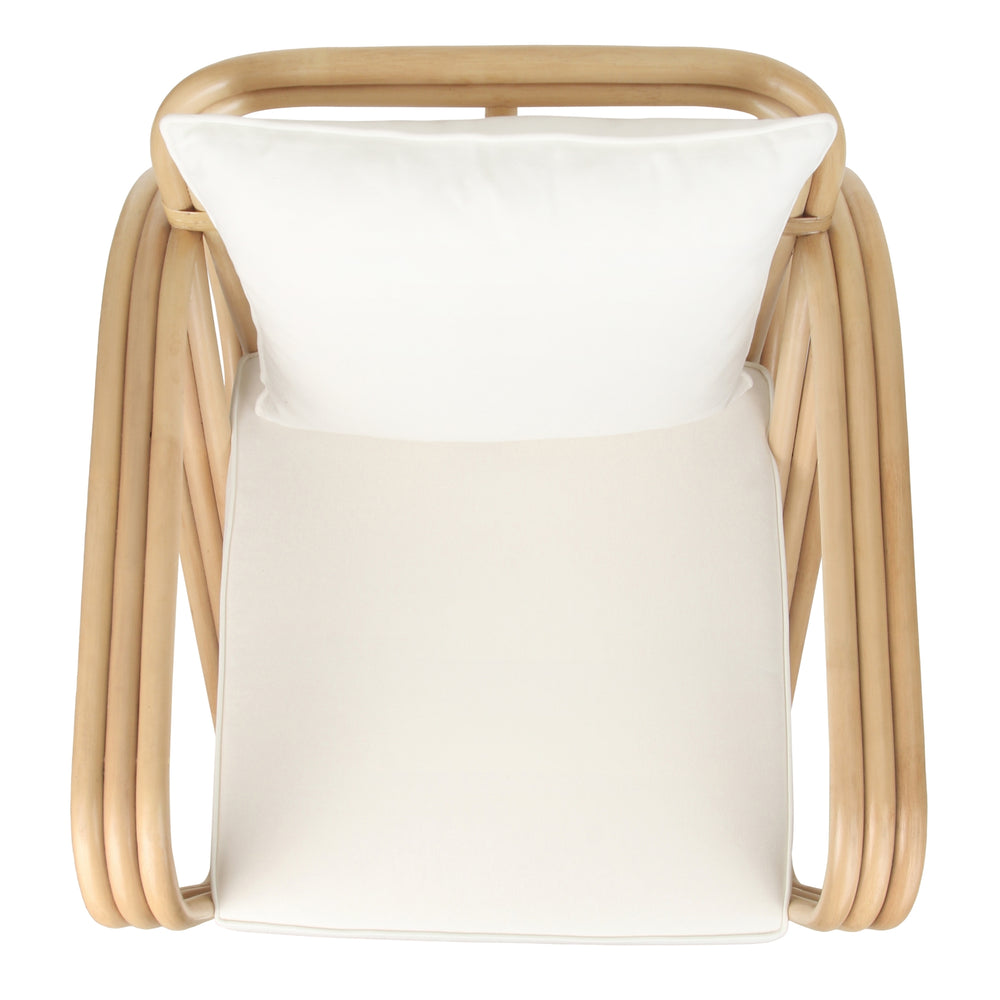 Aimara Rattan Accent Arm Chair - Natural - view 9
