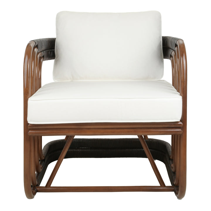 Kimori Rattan Accent Arm Chair - Cane Brown/Espresso Brown - view 4