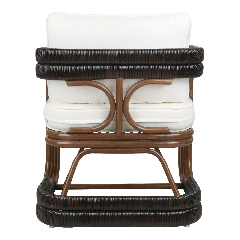 Kimori Rattan Accent Arm Chair - Cane Brown/Espresso Brown - view 6
