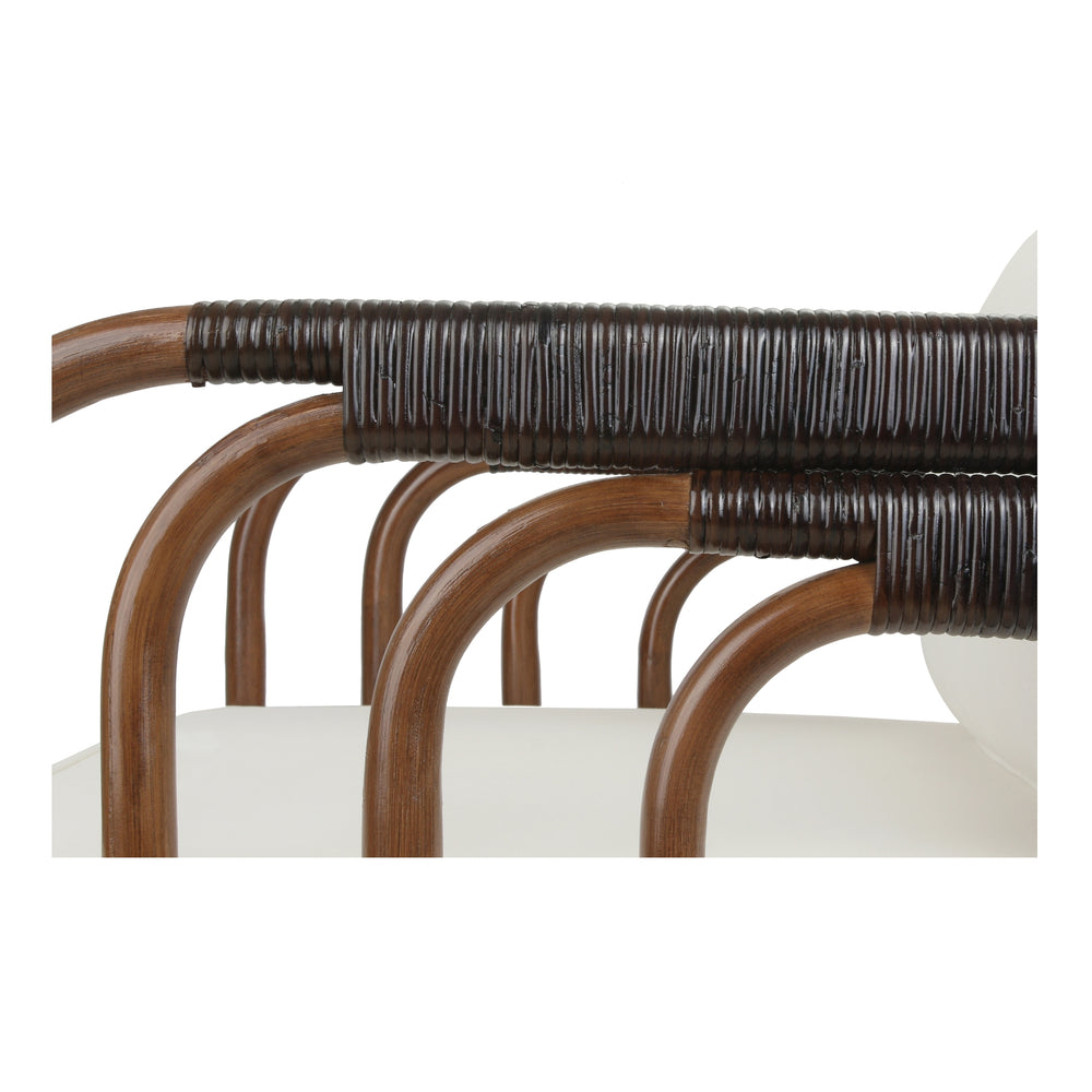 Kimori Rattan Accent Arm Chair - Cane Brown/Espresso Brown - view 9