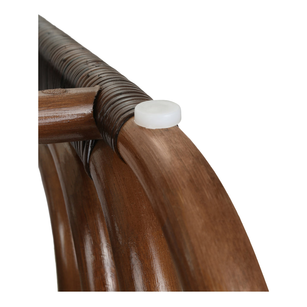 Kimori Rattan Accent Arm Chair - Cane Brown/Espresso Brown - view 11