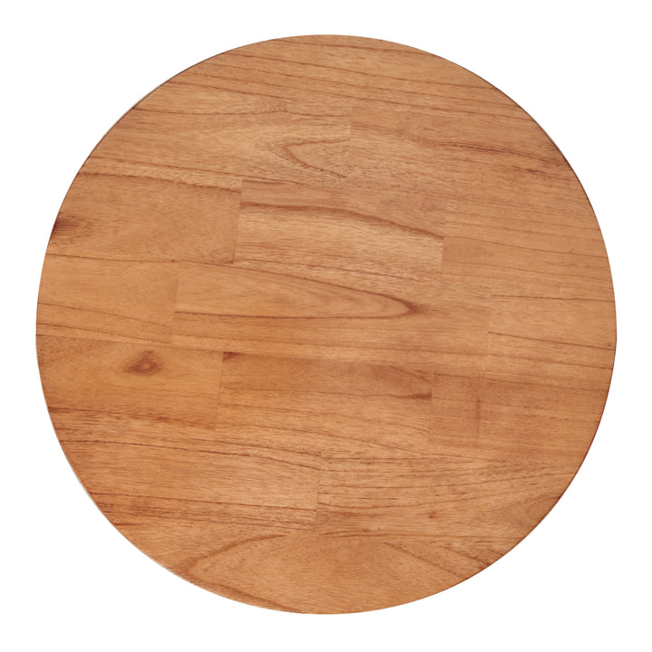 Zeke Rattan Side/End Table with Wood Top - Honey - view 4