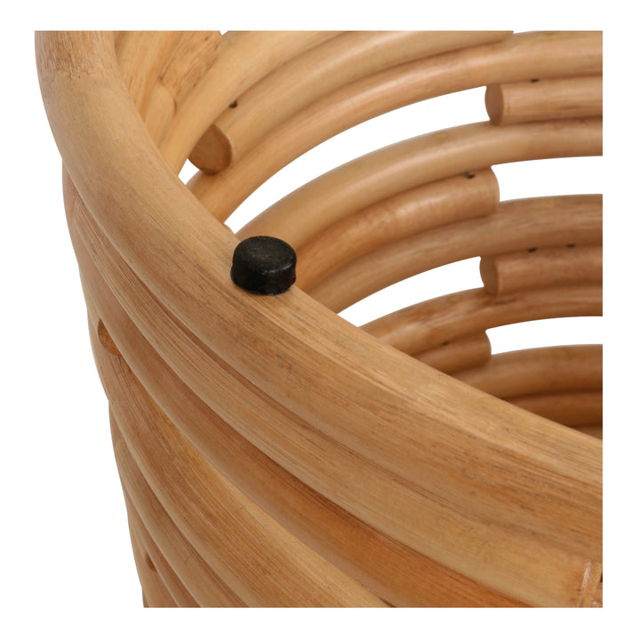 Zeke Rattan Side/End Table with Wood Top - Honey - view 5