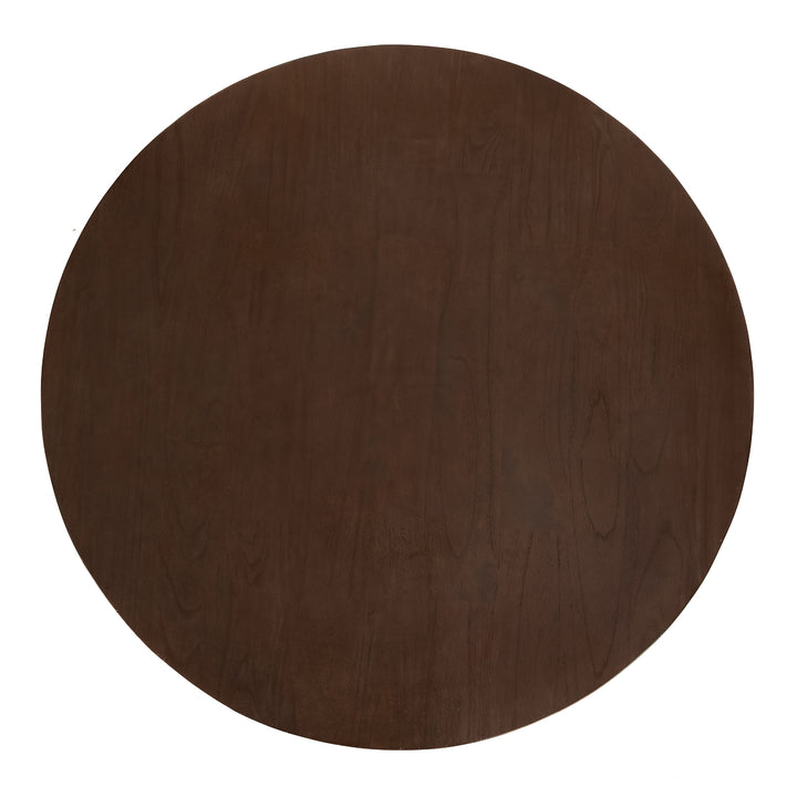 Zeke Rattan Coffee Table with Wood Top - Espresso Brown - view 4