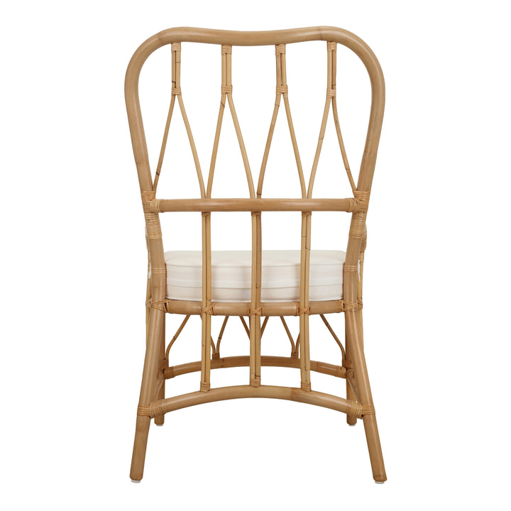 Ayanna Rattan Dining Side Chair - Natural Wheat - view 6